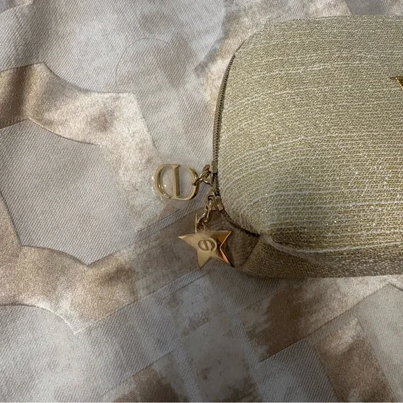 Dior Gold Cosmetic Bag - Picture 3 of 4